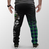 Clan Abercrombie Tartan Crest Jogger Sweatpants  Alba Celtic Style XN37 Clan Abercrombie Tartan Today